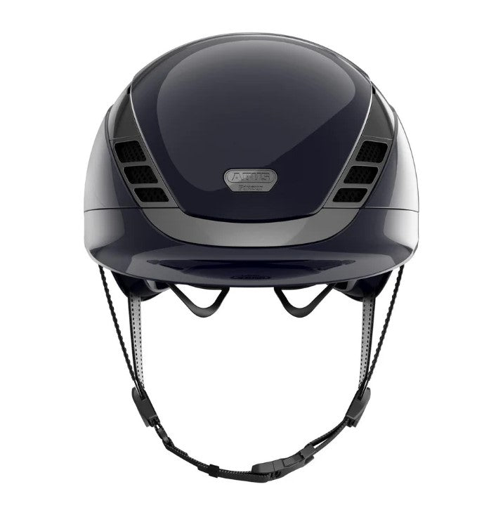 Abus X Pikeur Airluxe Chrome Riding Helmet - Short Visor