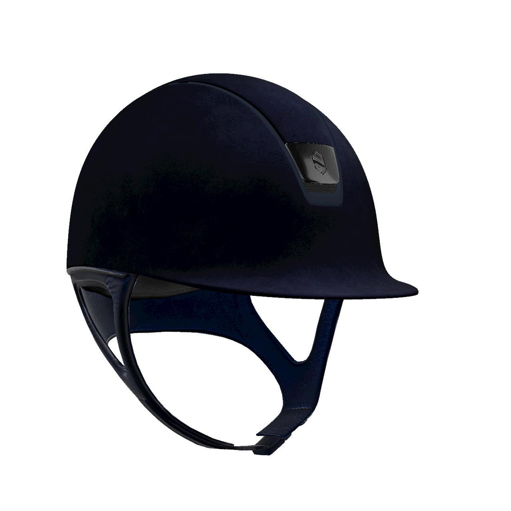 Samshield Classic - Alacantara Navy/Navy/Chrome - Large