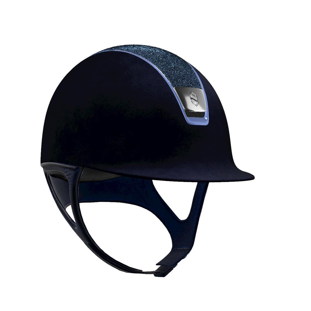 Samshield Classic - Alacantara Navy/Blue/Crystal Fabric - Medium