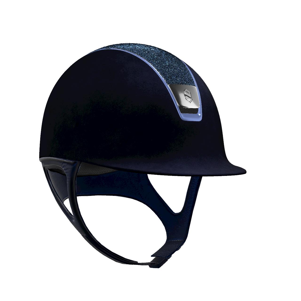 Samshield Classic - Alacantara Navy/Blue/Crystal Fabric - Medium