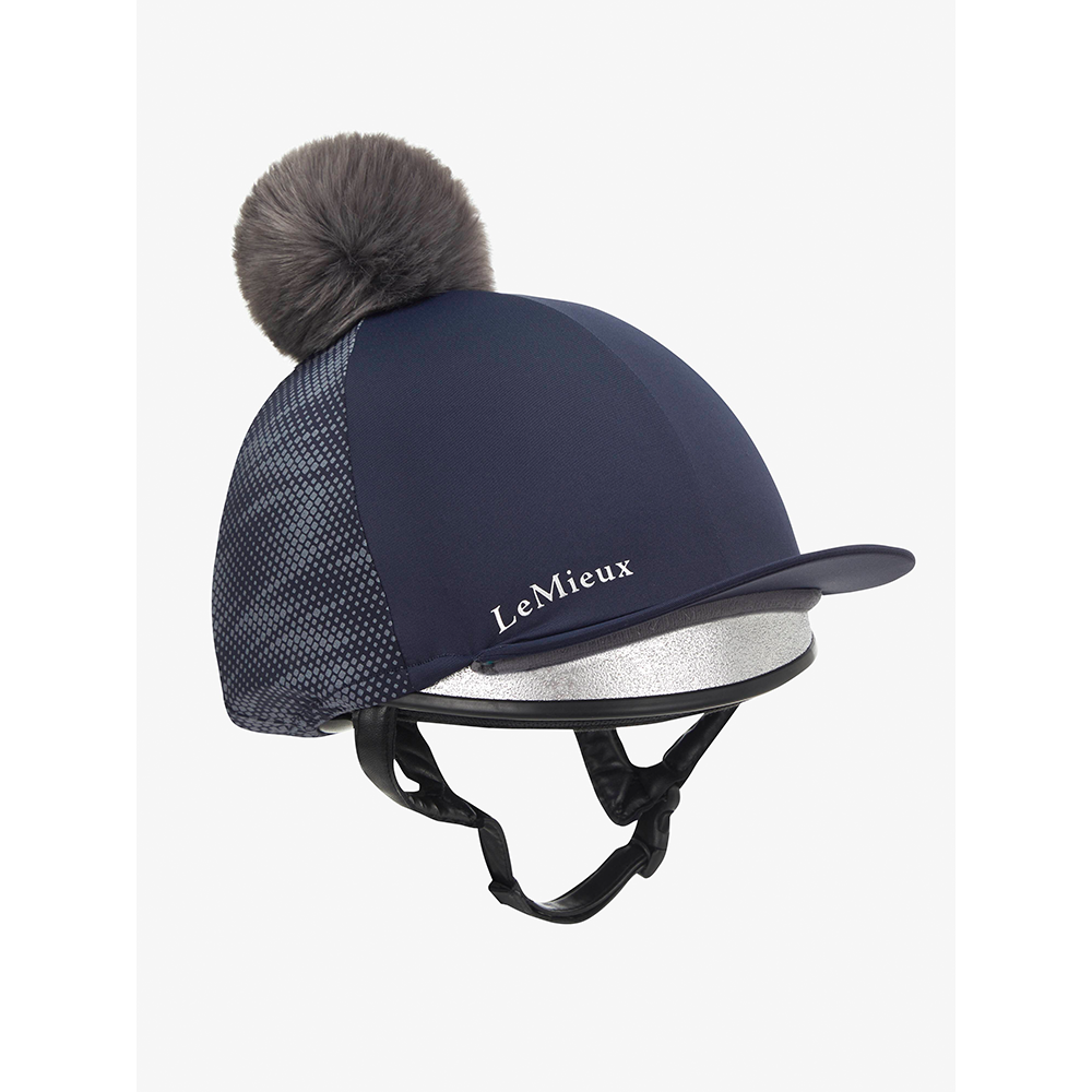LeMieux Eleanor Reflective Pom Hat Silk