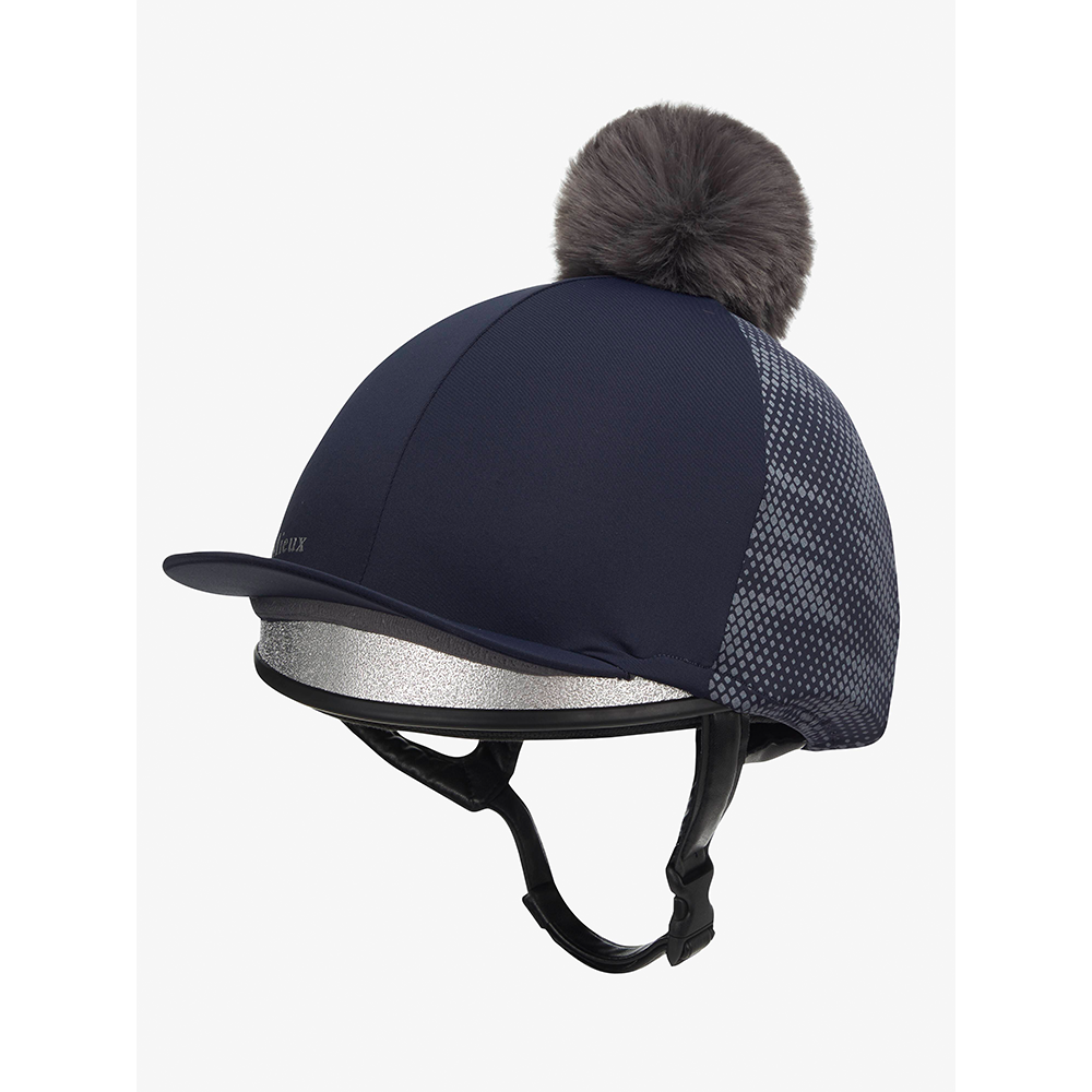 LeMieux Eleanor Reflective Pom Hat Silk