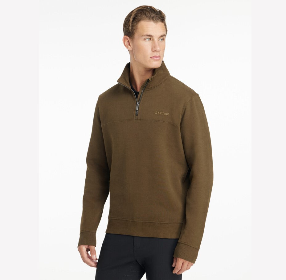 LeMieux Mens Quarter Neck Sweat