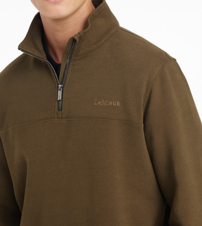 LeMieux Mens Quarter Neck Sweat