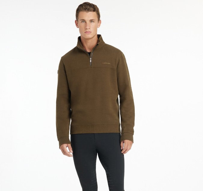 LeMieux Mens Quarter Neck Sweat