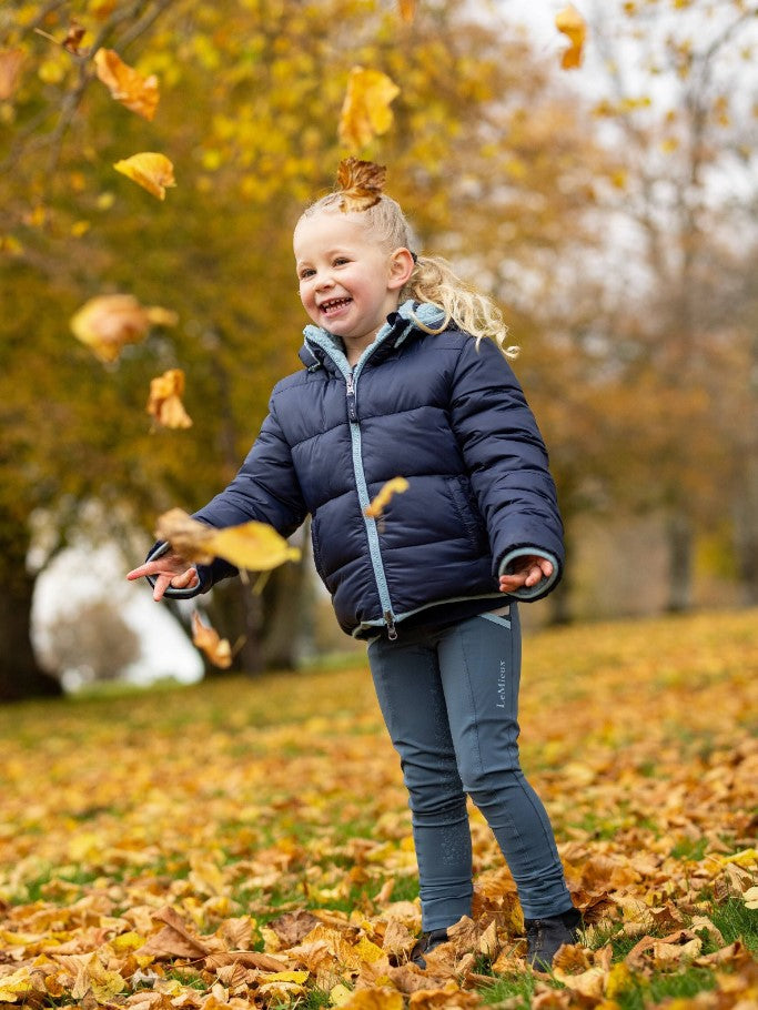 LeMieux Mini Megan Reversible Puffer - Navy