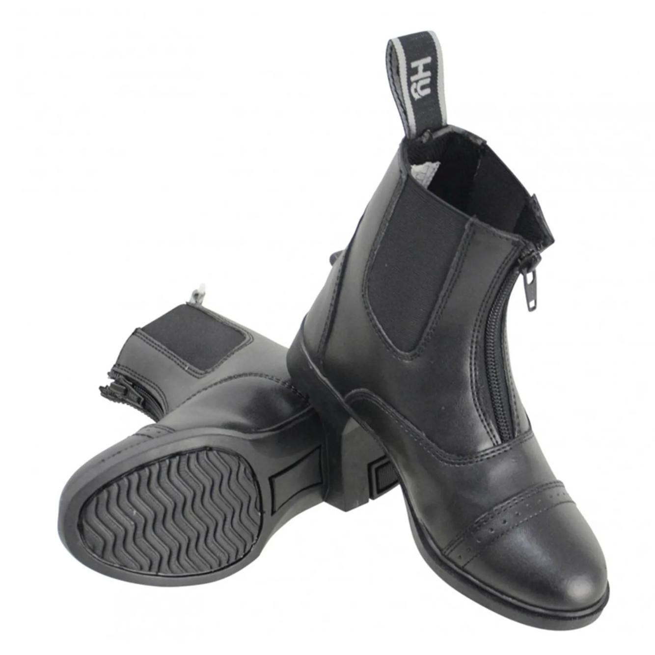 HY Equestrian Children's York Zip Jodhpur Boot