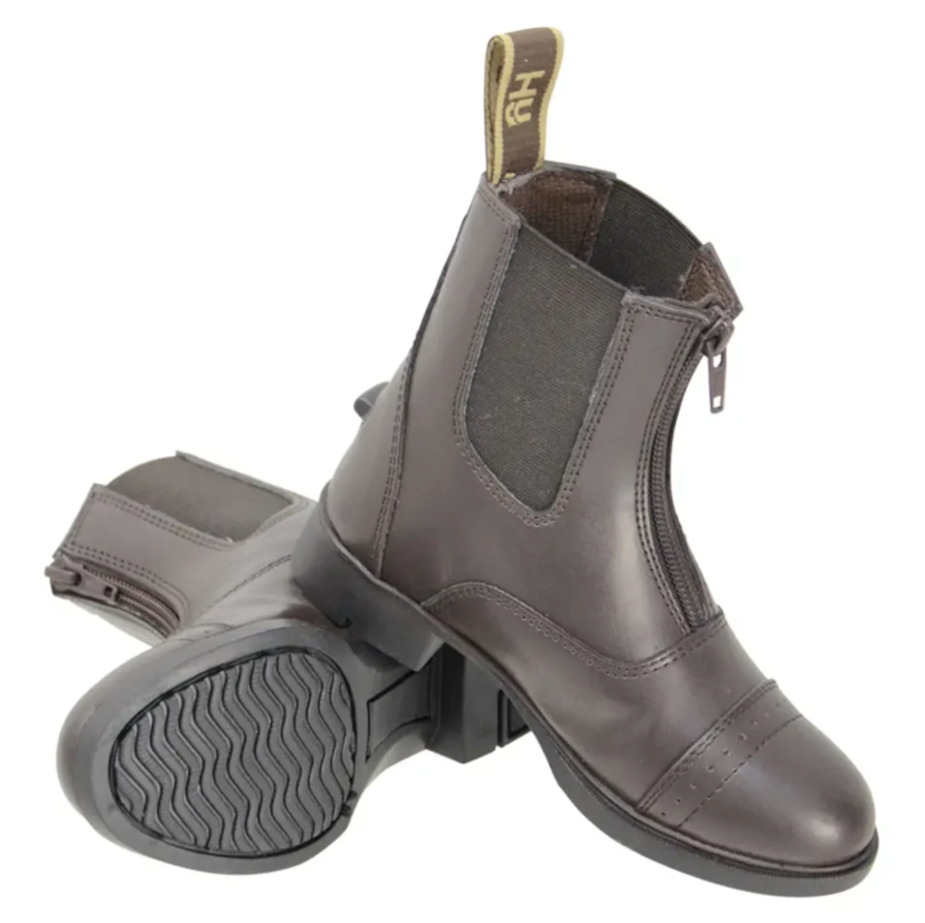 HY Equestrian Children's York Zip Jodhpur Boot