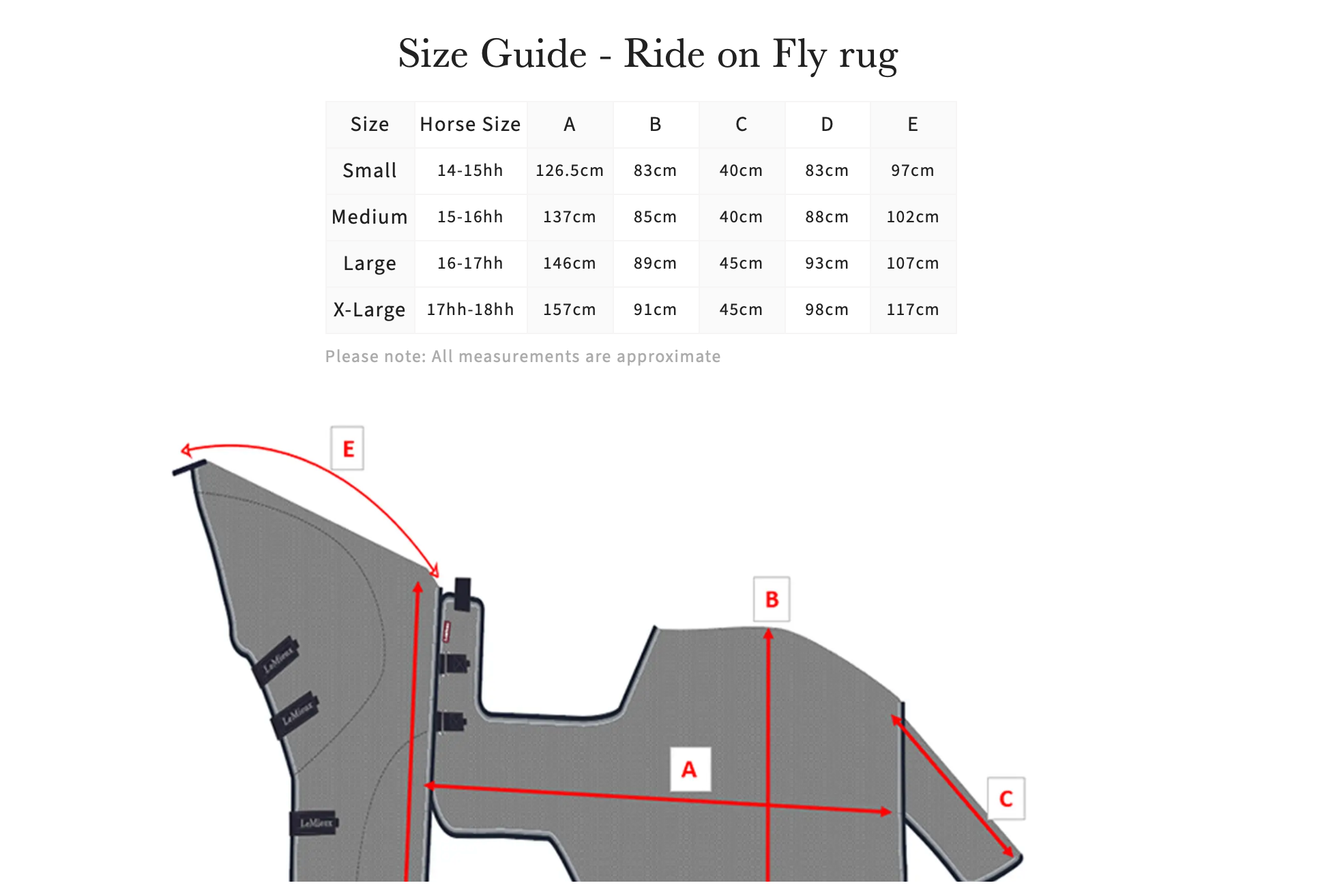 LeMieux Ride On Fly Rug