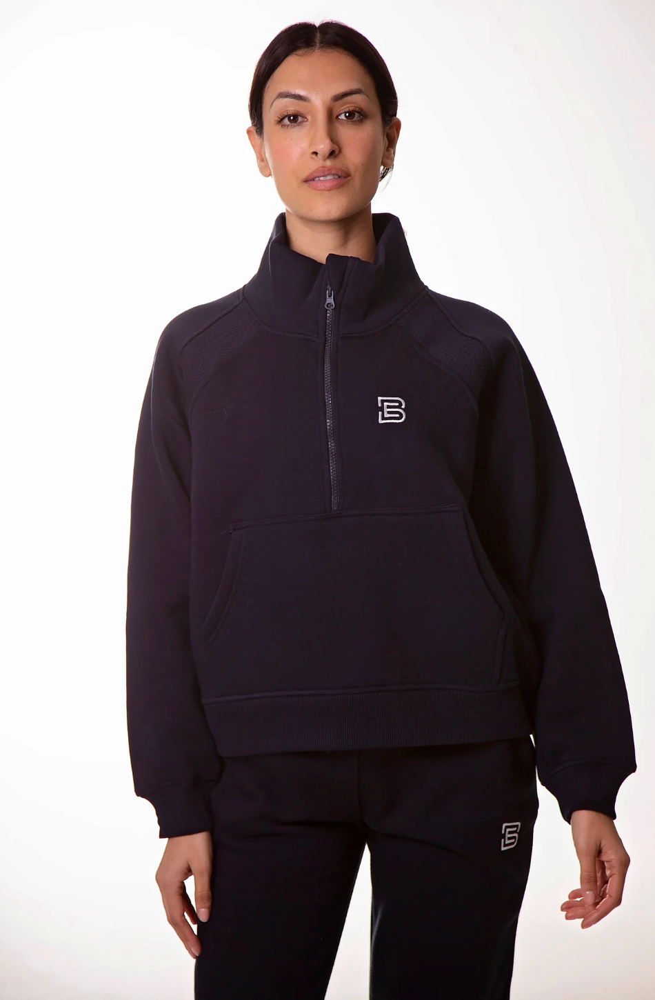 Barkers Equestrian - Navy 1/2 Zip Sweatshirt